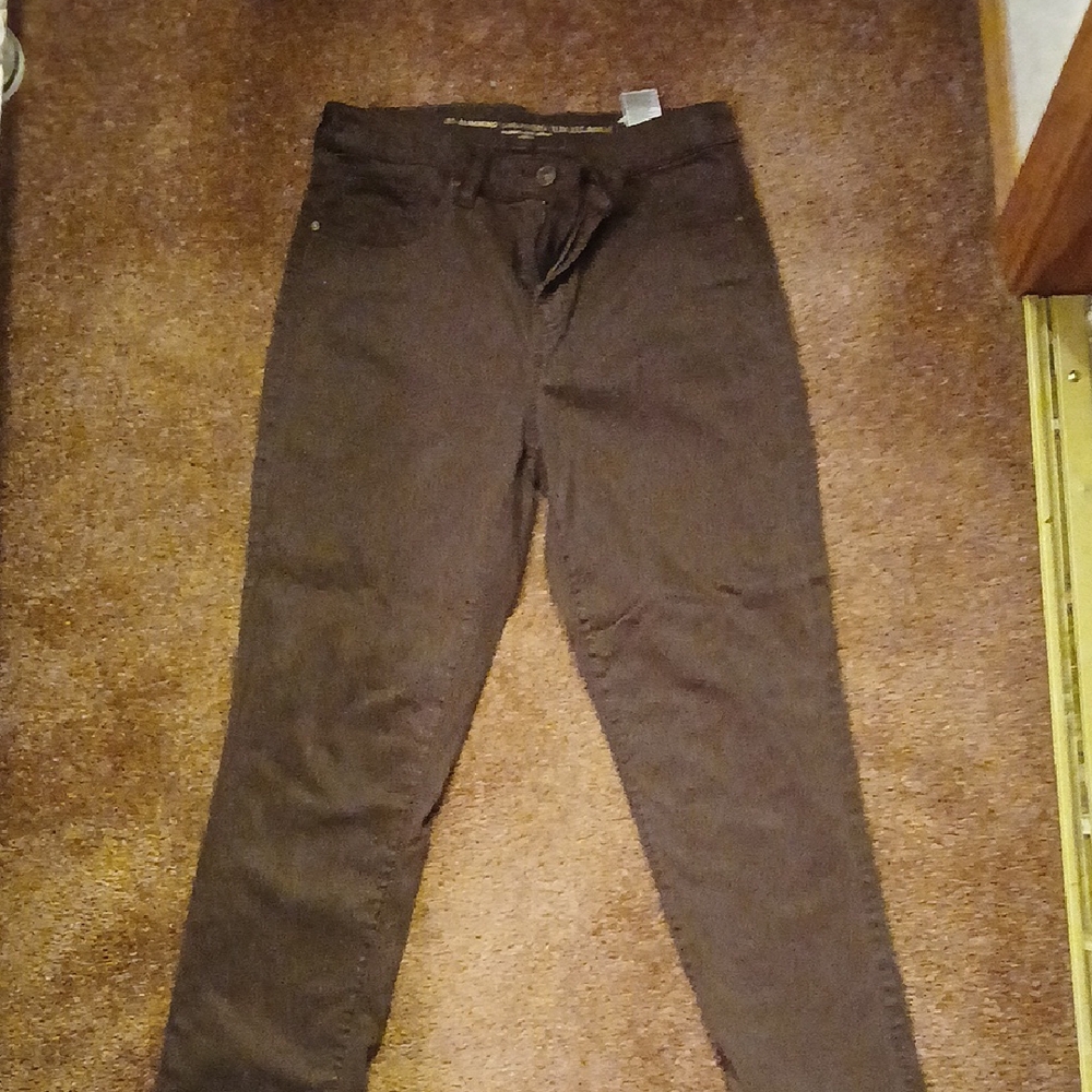 Chico's Dark Brown Skinny Jeans